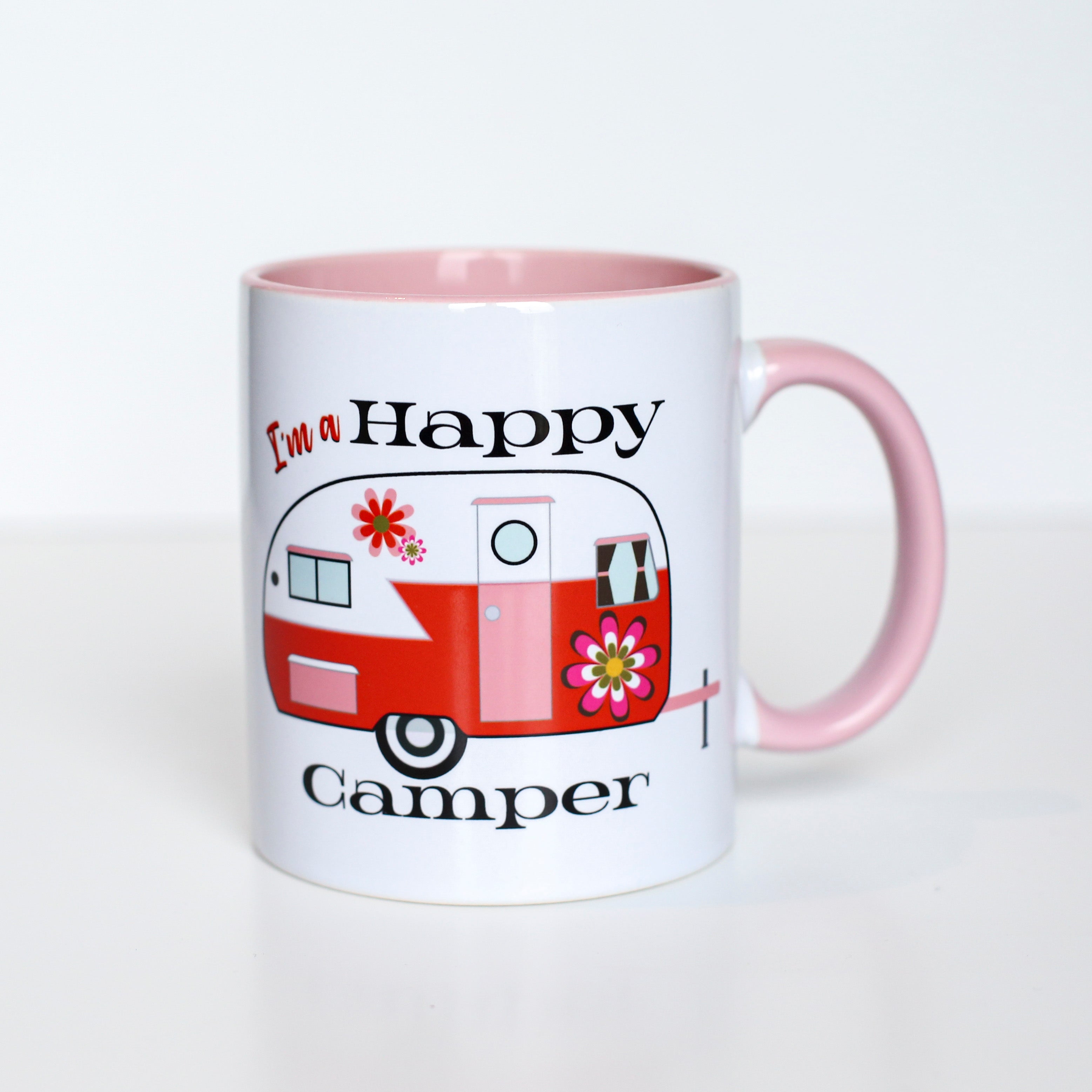 Vintage Happy Camper Camper Coffee Mug