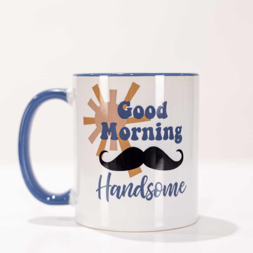 Morning Vibes Coffee Cup | Clear Glass mug
