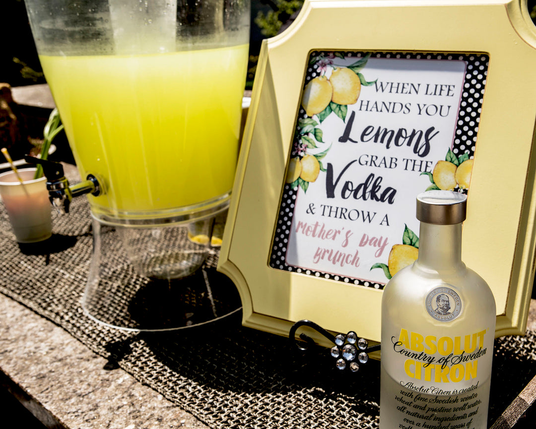 lemon theme party bar