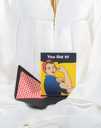 Rosie The Riveter You Did It Congratulations Graduation Card