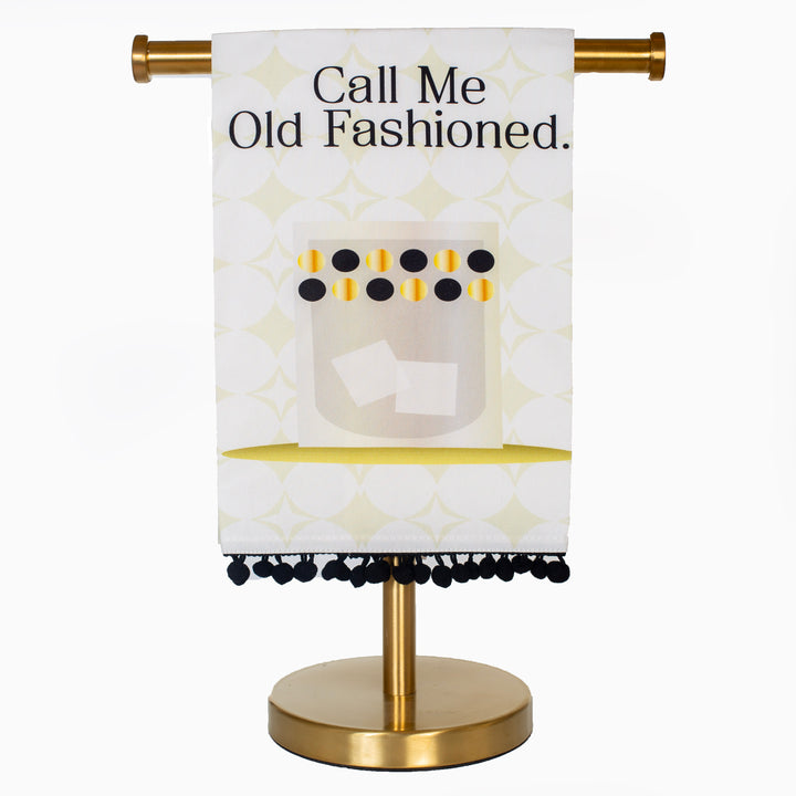 Call Me Old Fashioned Tea Towel