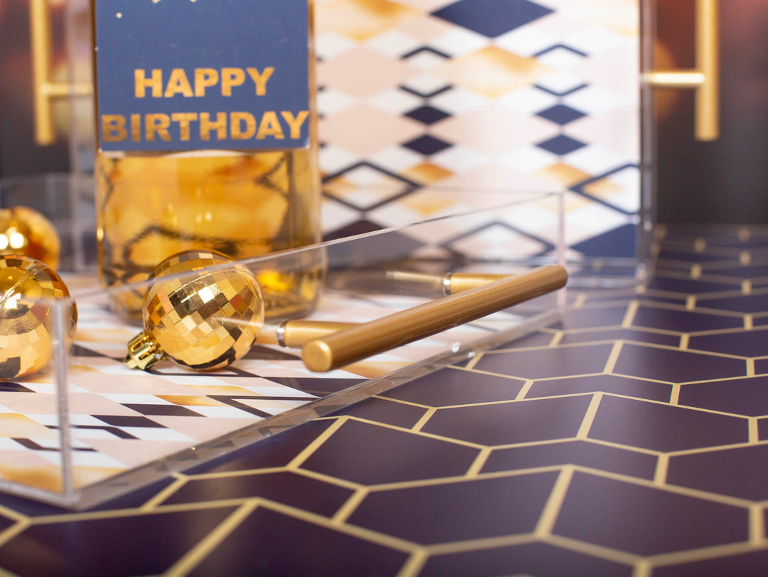 Blue Diamond Tray