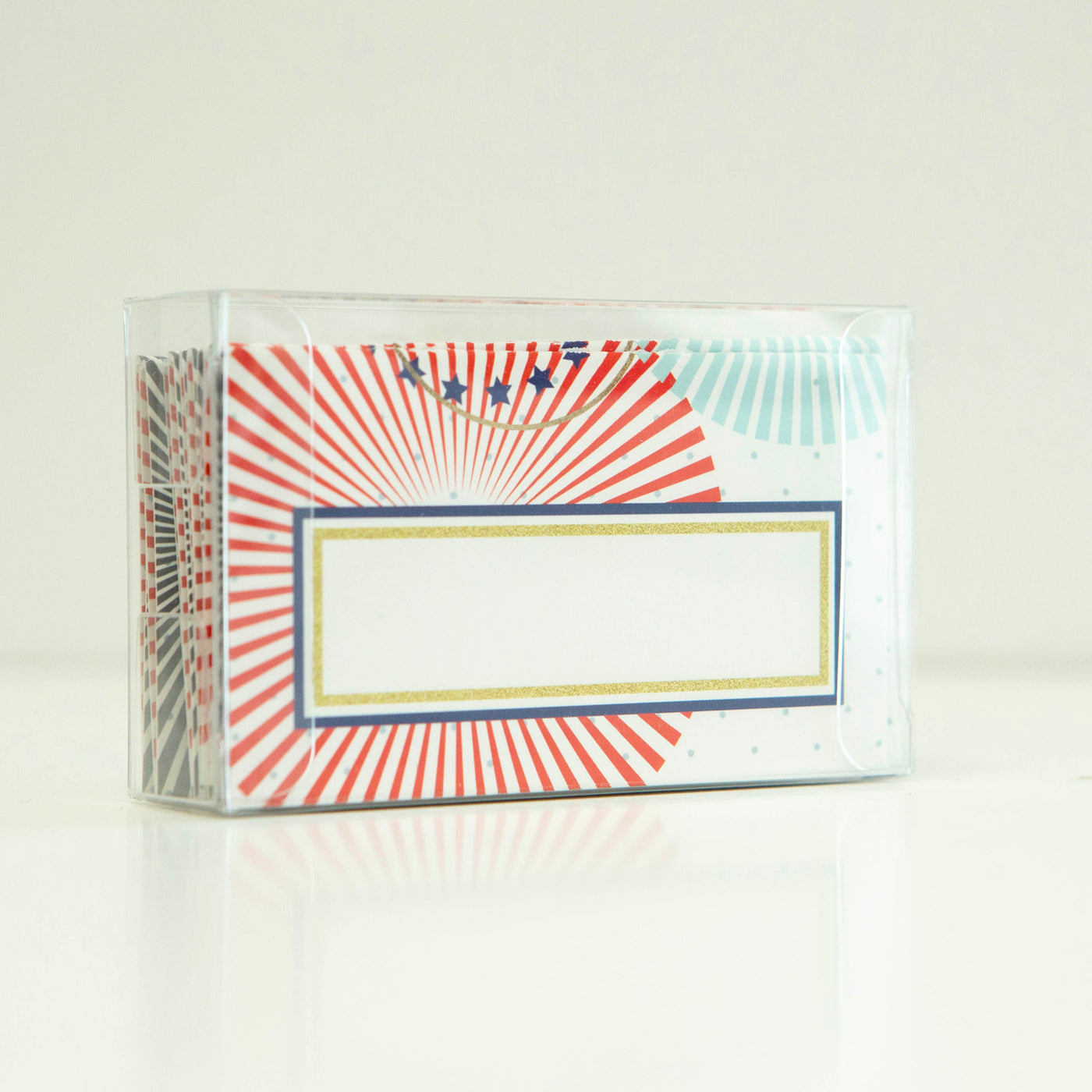 4th of july boxed set of 12 place cards