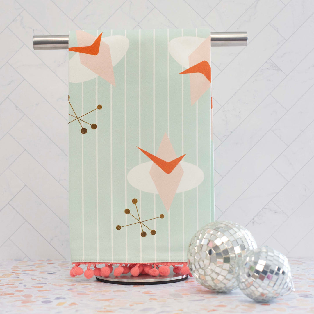 5689 Paper Atomic 50's Retro Fifties Notecard – Mod Lounge Paper Company