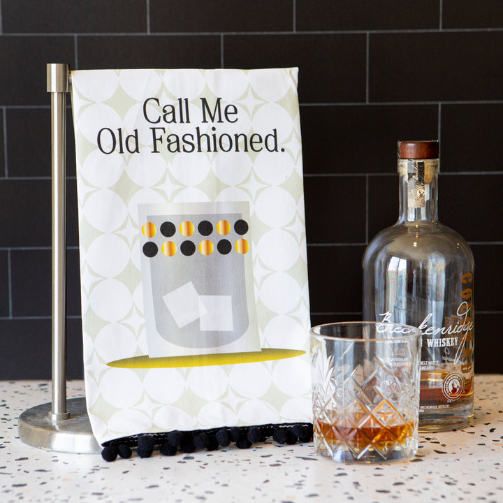 Call Me Old Fashioned Tea Towel