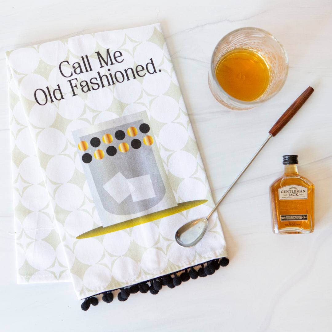 Call Me Old Fashioned Tea Towel