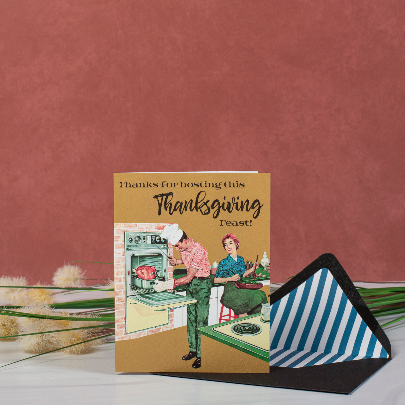 Thanksgiving Hosts Thank You Greeting Card