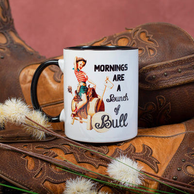 Mornings are Bull Coffee Mug