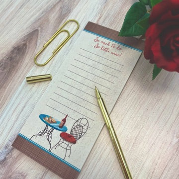 Paris Vintage Cafe To Do List Wine Lovers Notepad