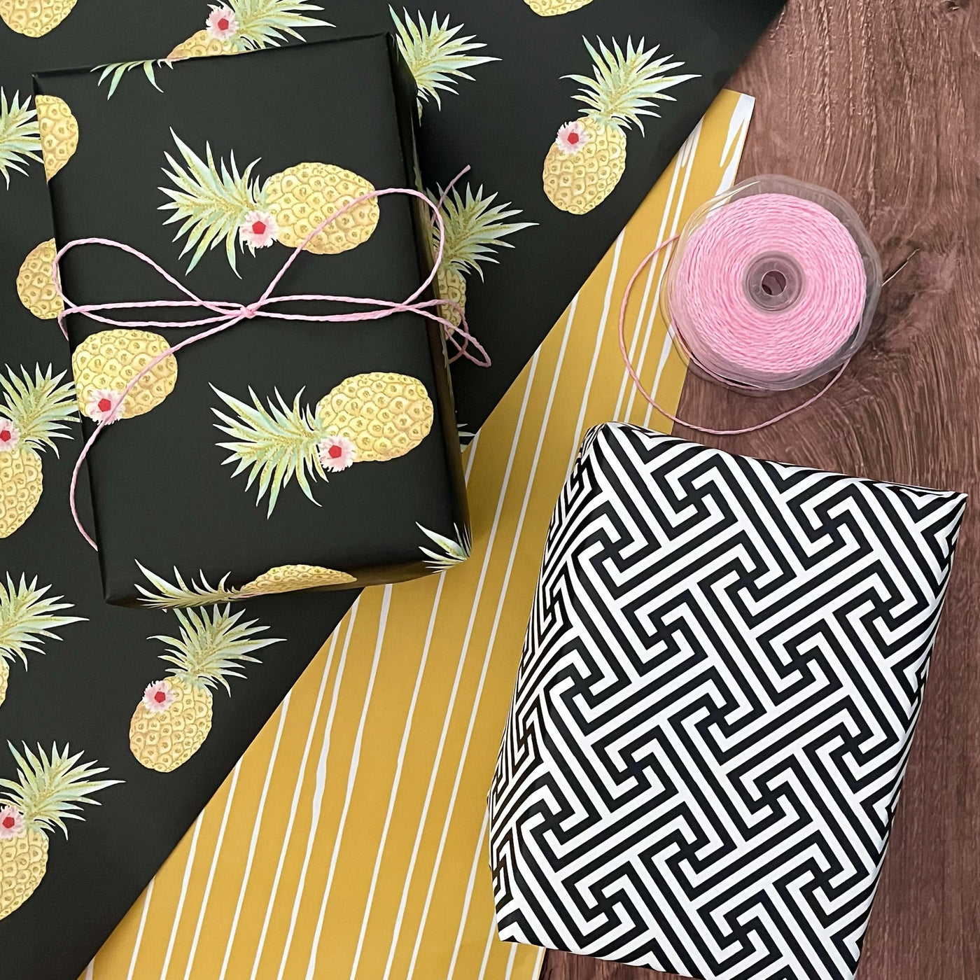 Pineapple Gift Wrap Craft Paper