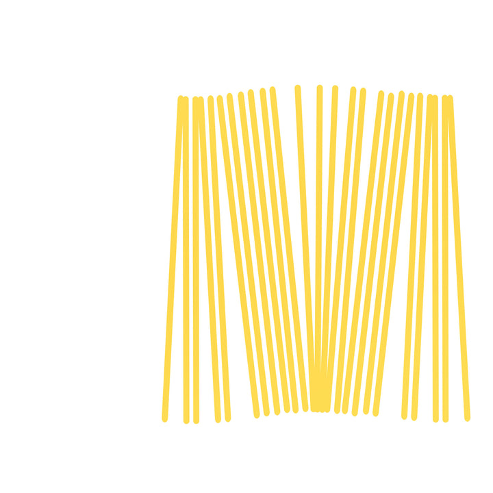 Marigold Yellow Acrylic Beverage Stir Stick Coffee Stirrer