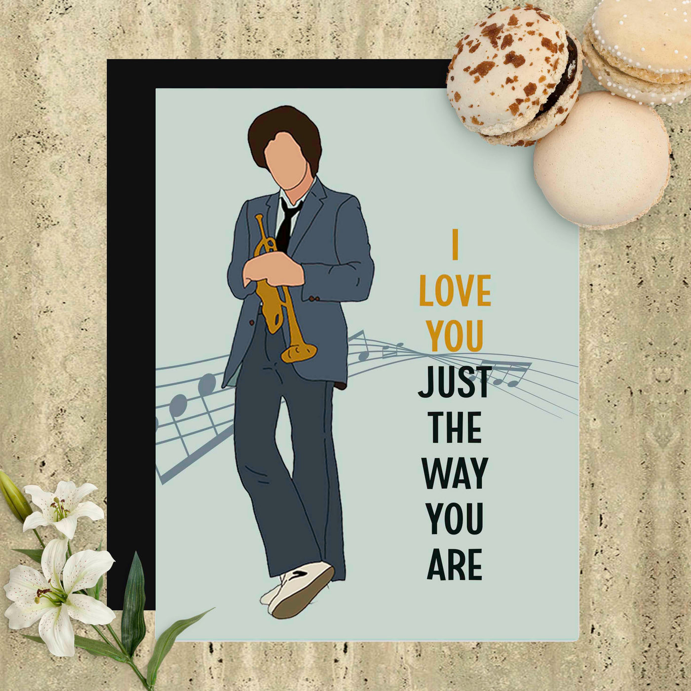 Billy Joel I love Just The Way You Are Greeting Card