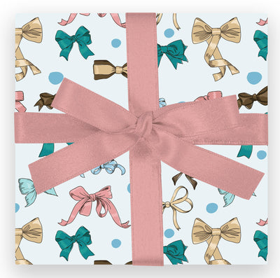 Vintage Bows Gift Wrap Craft Paper