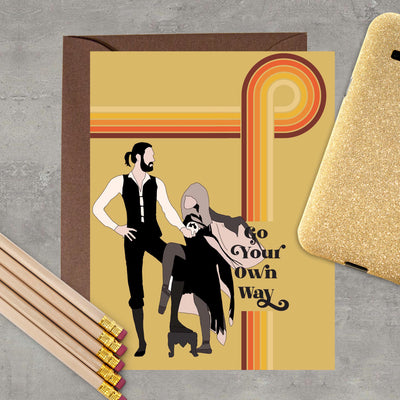 Fleetwood Mac Go Your Own Way Greeting Card