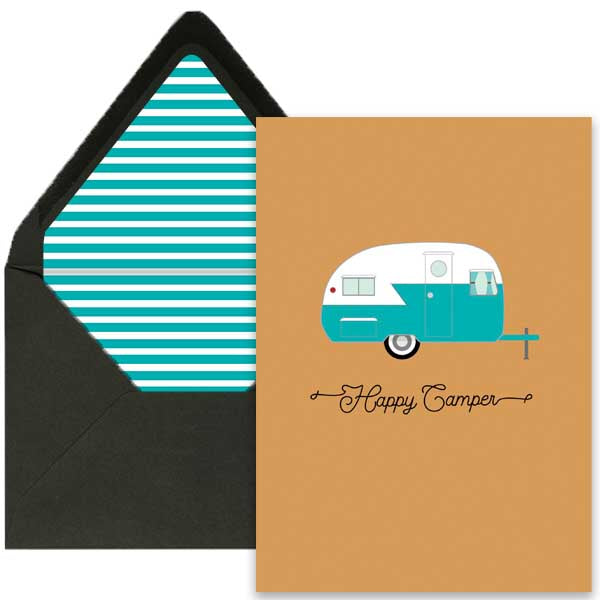 Happy Camper Greeting Card