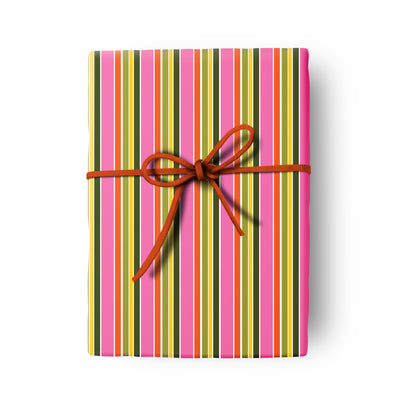 bright stripe gift wrap wrapping apper