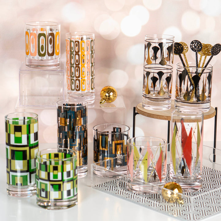 vintage cocktail glasses