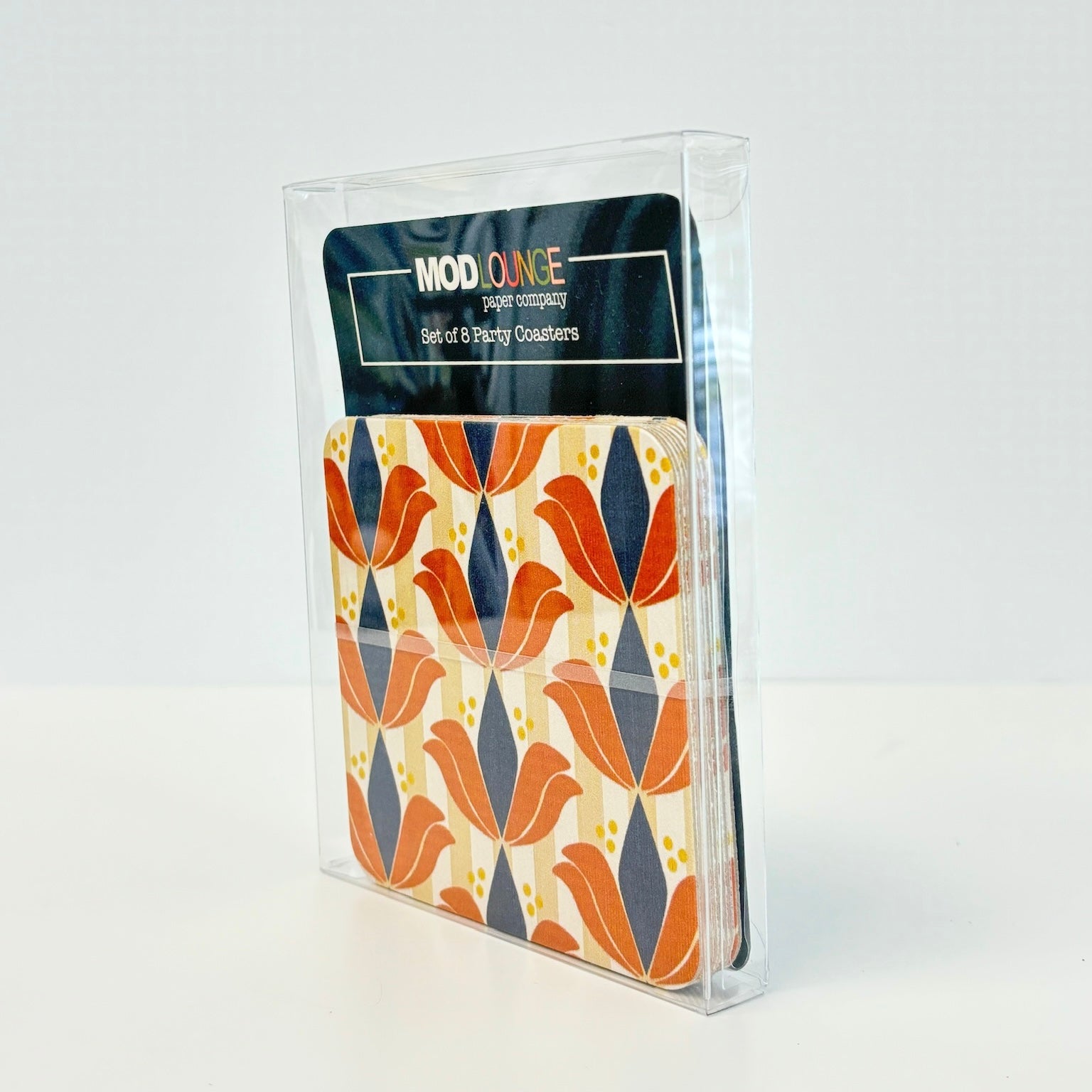 Mid Century Modern Paper Lotus Coaster | Housewarming Gifts – Mod