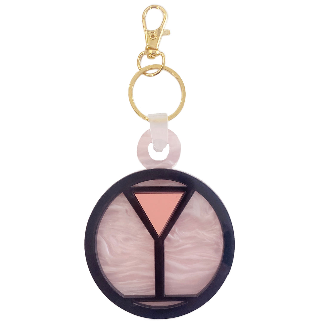 Cosmo Pink Martini Cocktail Acrylic Keychain – Mod Lounge Paper Company