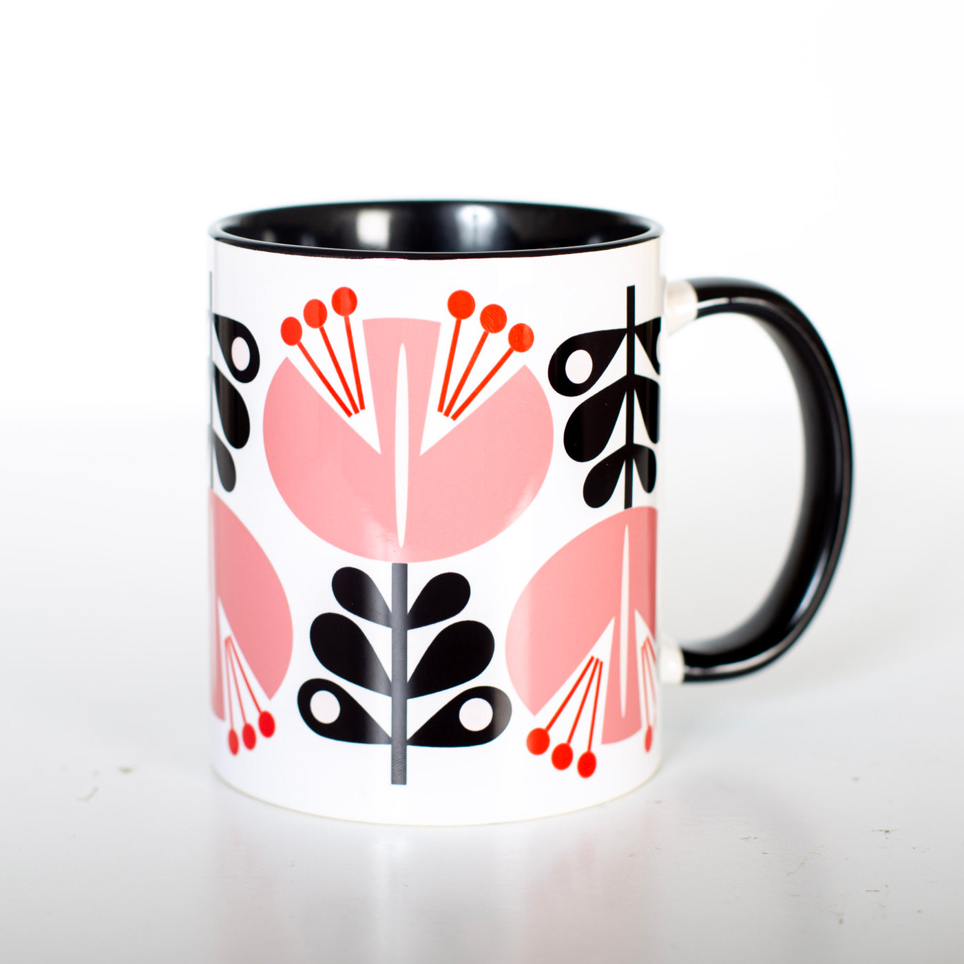 Pink Lily Flower Coffee Mug