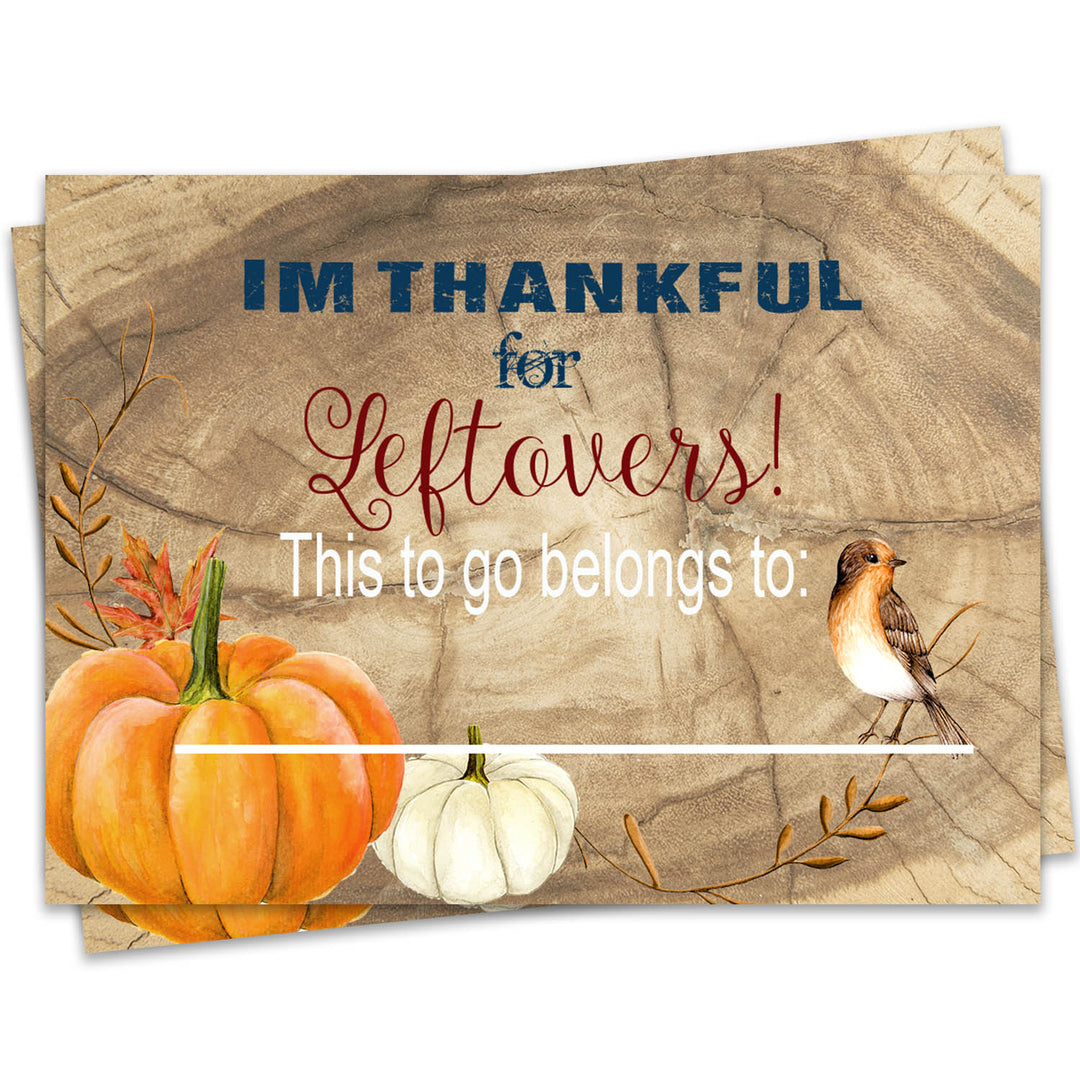 Thankful for Leftovers Sticker