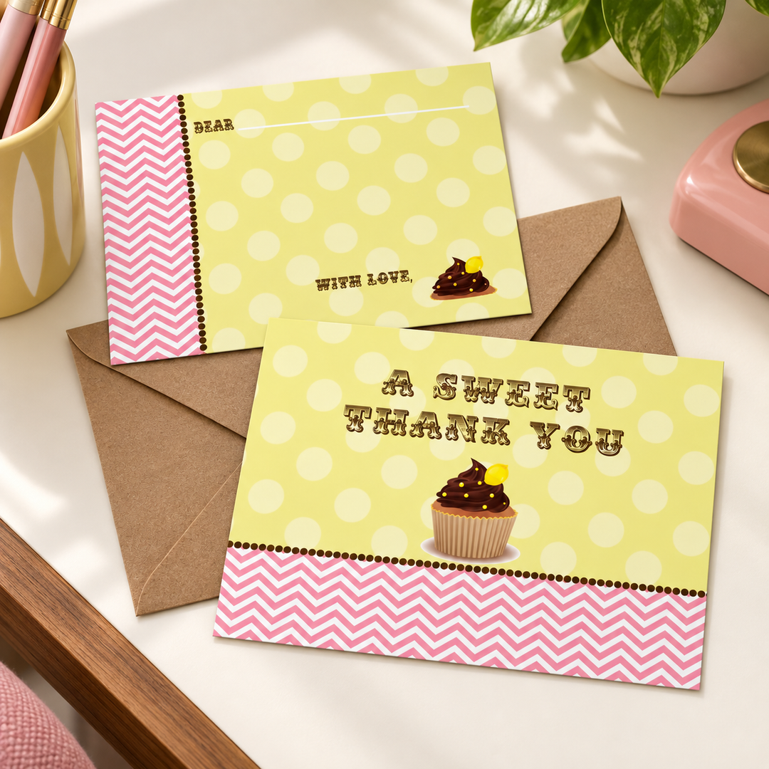 A Sweet Thank You Card Set of 6
