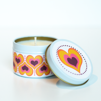 sweet and spicy sriracha heart love travel candle gift for teacher