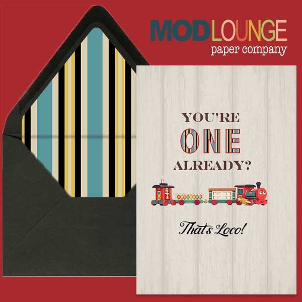 You're One Vintage Train Milestone Birthday Card