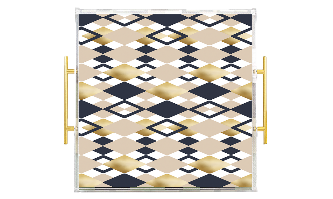 Blue Diamond Tray