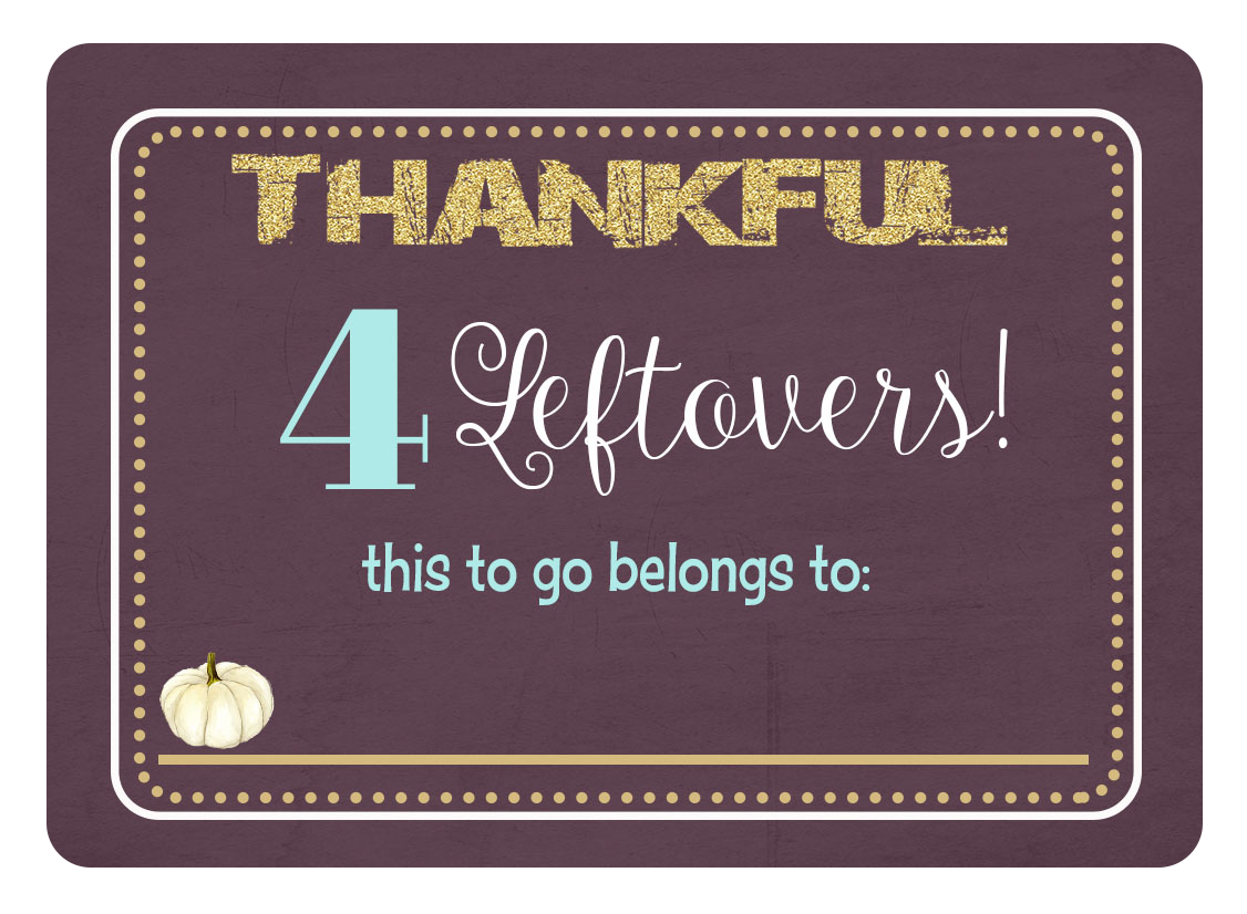 White Pumpkin Plum Thanksgiving Leftover Sticker