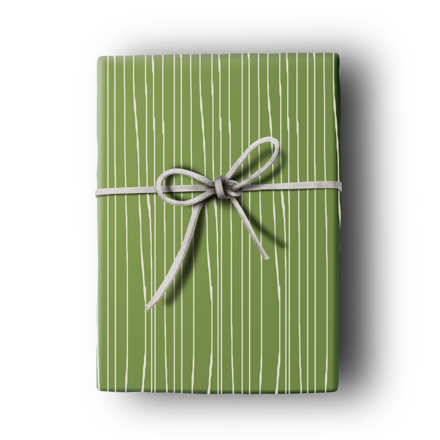 Worn Stripe Blue and Green Double Sided Gift Wrap Craft Paper