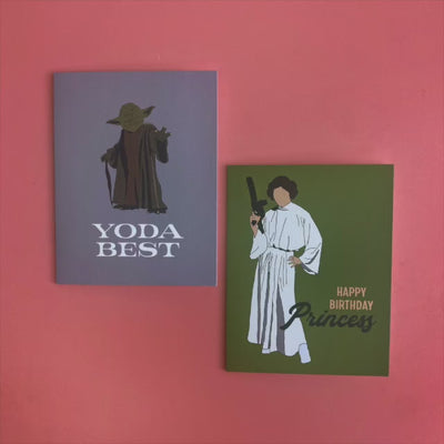 Yoda Best Star Wars Just Because Greeting Card