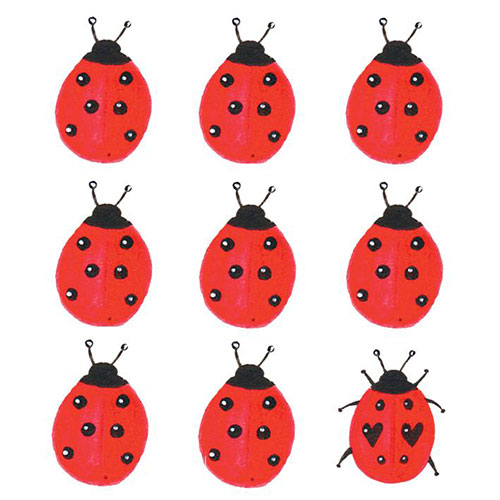 little ladybug beverage cocktail napkins by ppd paper products designs - ladybug theme birthday