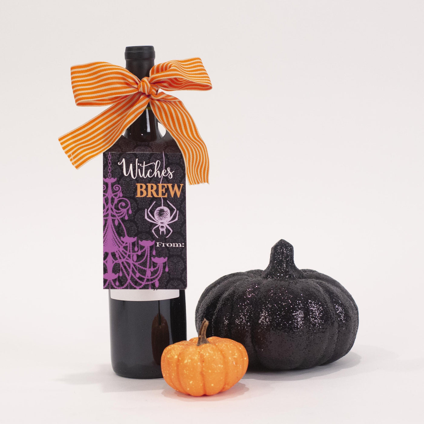Witches Brew Wine Tag - ModLoungePaperCompany