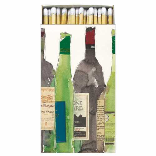 Wine Bottle Gift Boxed Matches - ModLoungePaperCompany