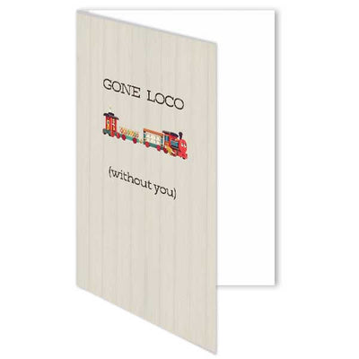 Gone Loco Miss You Card - ModLoungePaperCompany