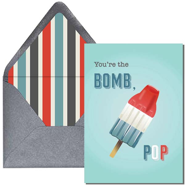 Vintage Bomb Pop Greeting Card | Mod Lounge Paper Co. – Mod Lounge ...