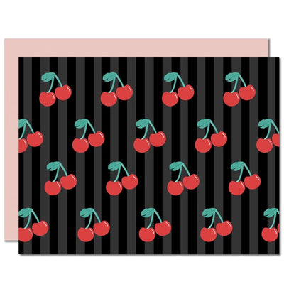 Cherry Notecard - ModLoungePaperCompany