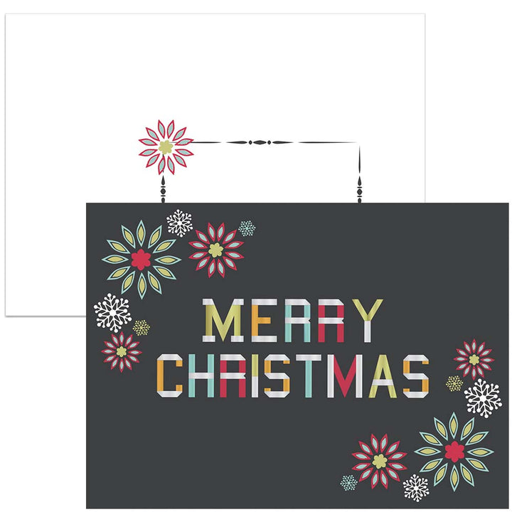 Merry Christmas Greeting Card Set - ModLoungePaperCompany