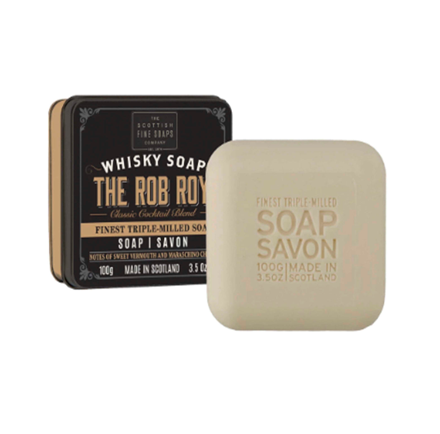 Rob Roy Soap In A Tin scottish fine soap co
