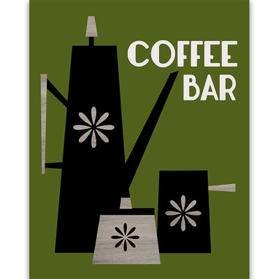 Coffee Bar Art Print - ModLoungePaperCompany