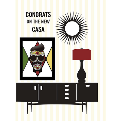 Congrats on the Casa Skull Card - ModLoungePaperCompany