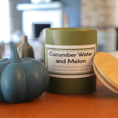 Sage Zen Cucumber Water and Melon Soy Candle