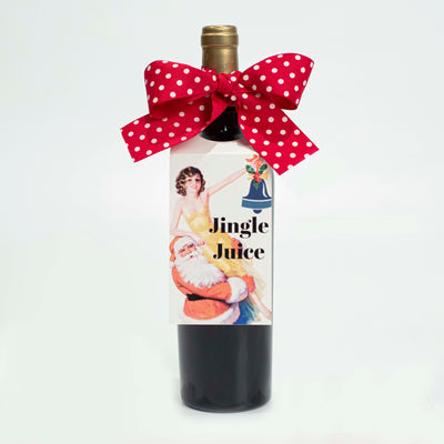 Jingle Juice Holiday Wine Tag - ModLoungePaperCompany