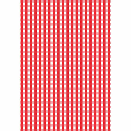 Gingham Red Gift Wrap Craft Sheet – Mod Lounge Paper Company