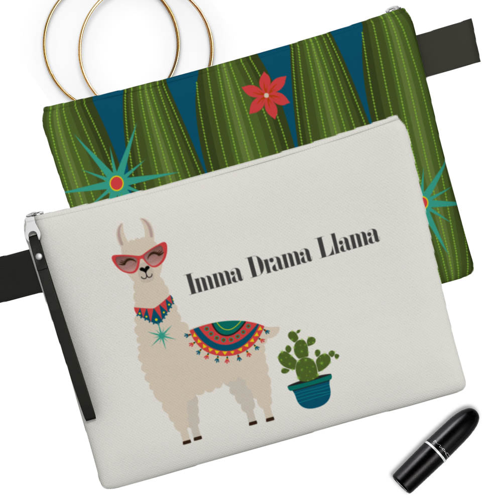 Drama Llama Carry All Bag | Llama Makeup Bag