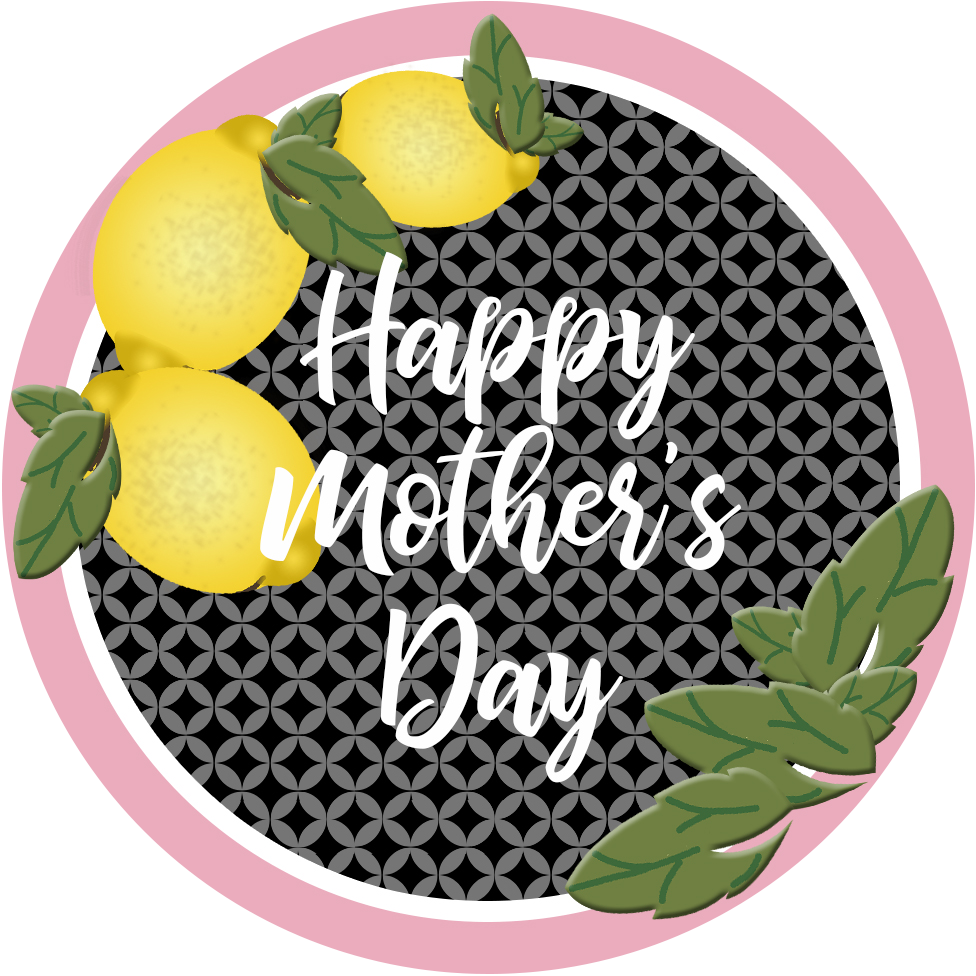 Happy Mother's Day Lemon Sticker - ModLoungePaperCompany