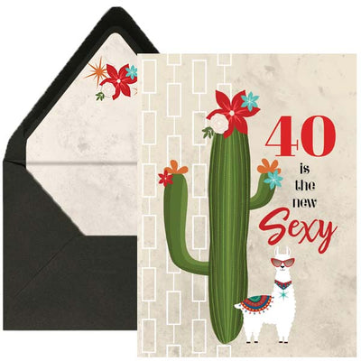 Cactus 40 is the new sexy card - ModLoungePaperCompany