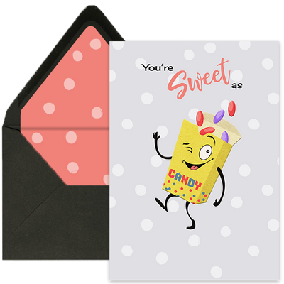 Sweet As Candy Greeting Card - ModLoungePaperCompany