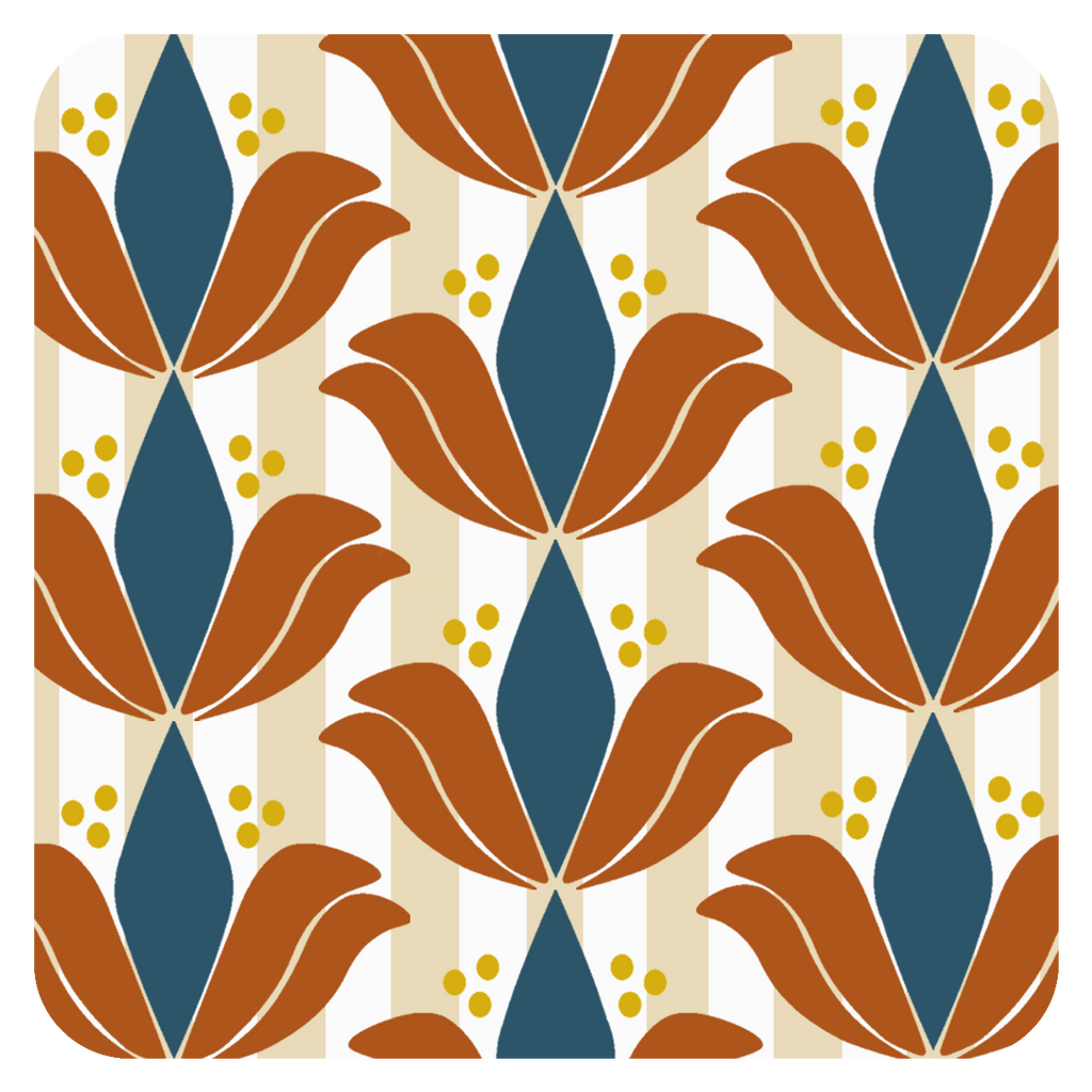 LOTUS コースター 4個セット Mid Century Modern Paper Lotus Coaster | Housewarming Gifts – Mod